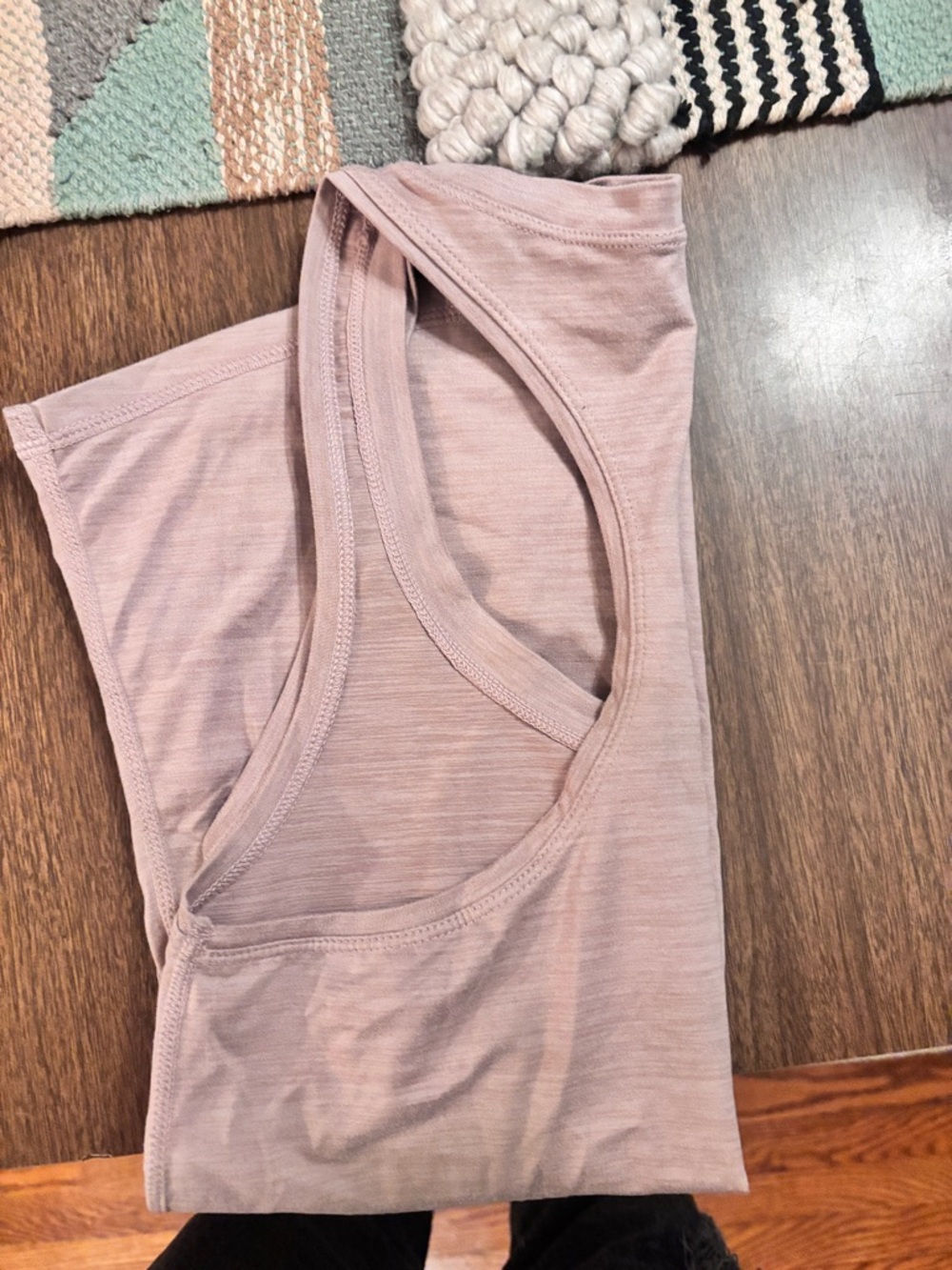 Light Mauve Racerback Tank Top - Picture 4 of 12